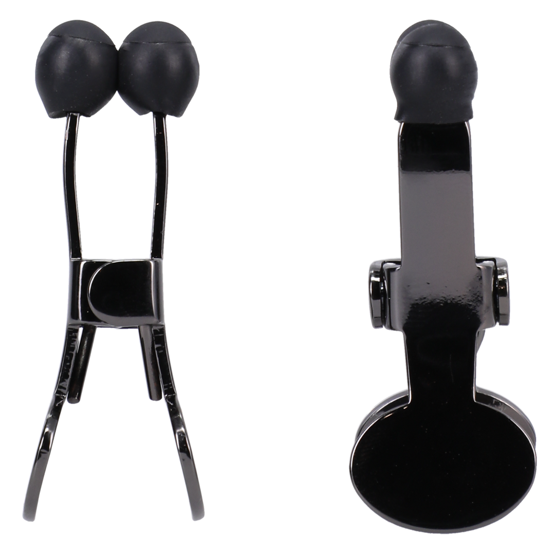 Nippers Edelstahl-Nippelklemmen Schwarz – Stilvoll & Bequem