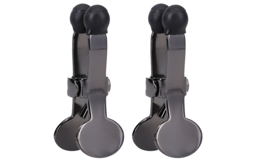 Nippers Edelstahl-Nippelklemmen Schwarz – Stilvoll & Bequem