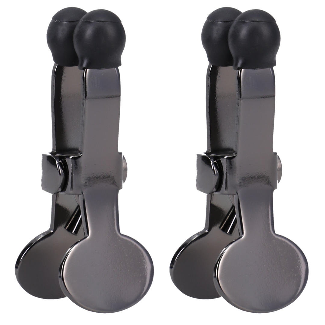 Nippers Stainless Steel Nipple Clamps Black – Stylish & Comfortable