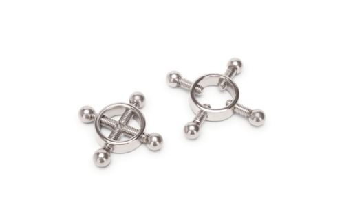 4 Way Screw Nipple Clamp - Silver