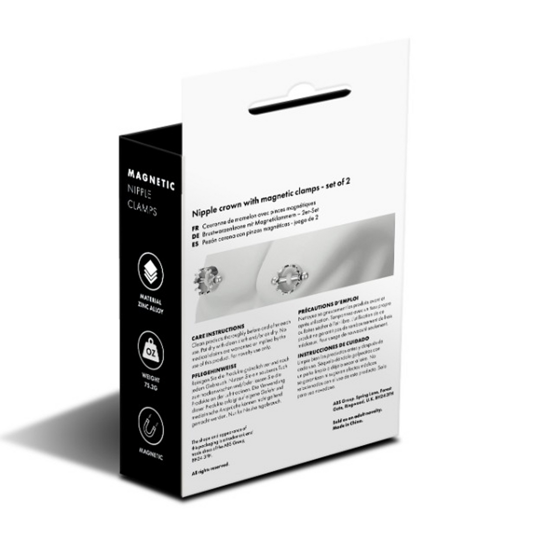 Magnetische Nippelklemmen Silber | Elegant & sinnlich Prowler