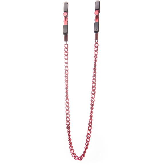 Verstelbare Tepelklemmen Rood | Ouch! Intense Sensaties