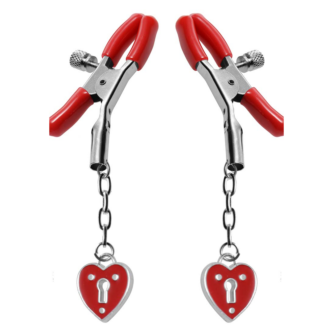 Charmed Heart Hangslot Tepelknijpers – Stijlvol & Veilig