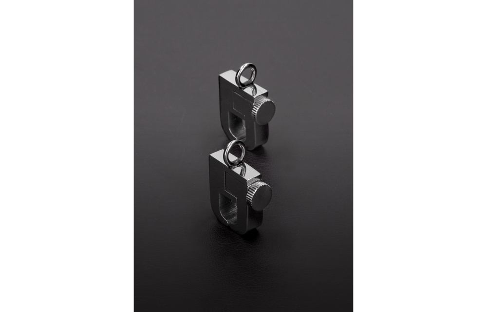 Mini magnetic cuffs | Intense BDSM sensations | Steel by Shots