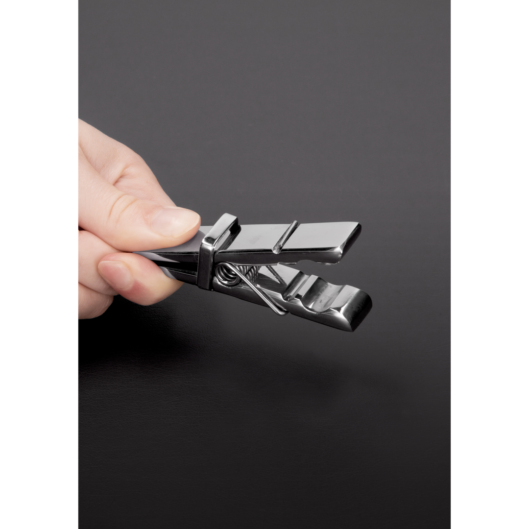 Kledingknijper Tepelklemmen | Intense BDSM Sensaties Steel