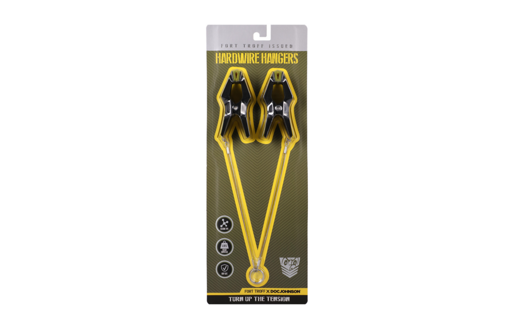 Hardwire Hangers Black - Firm Grip for Heavy Training
