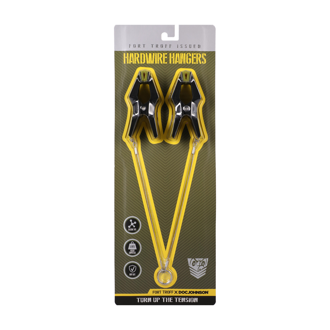 Hardwire Hangers Black - Firm Grip for Heavy Training
