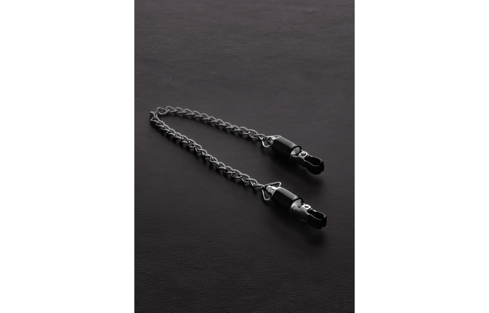 Barrel Tit Clamps with Chain (pair)