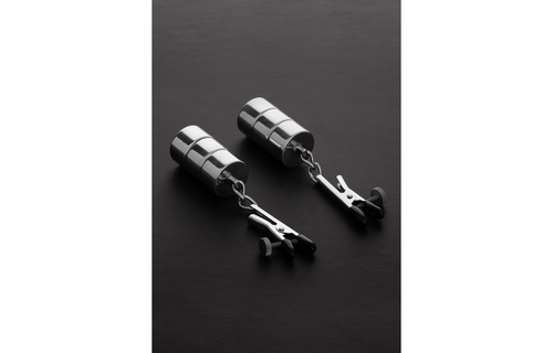 Adjustable Nipple Clamps with Weights - Comfort & Stim