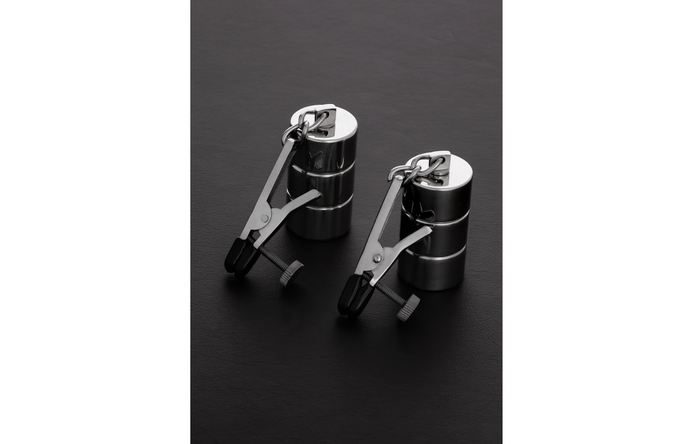 Adjustable Nipple Clamps with Weights - Comfort & Stim