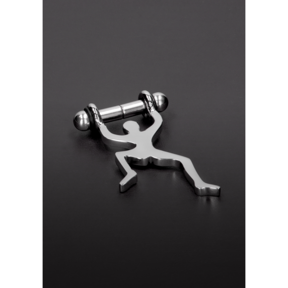 Klimmen Man Magnetische Tepelknijpers