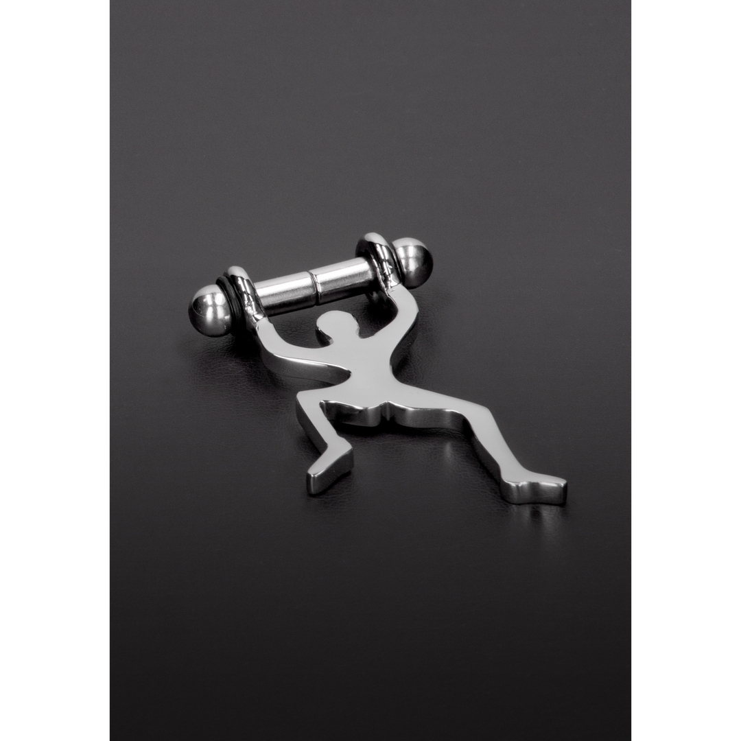 Kletterer Mann Magnetische Brustwarzenklemmen