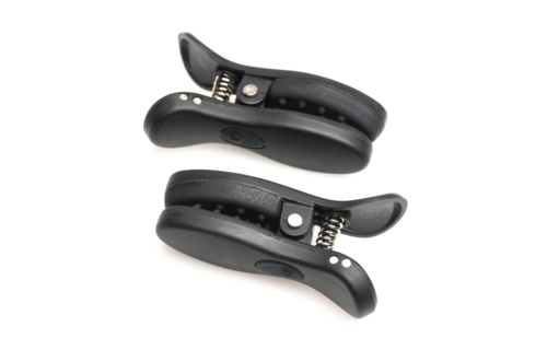 Dark Grip Nipple Clamps Black - Vibrating & Intense Pleasure