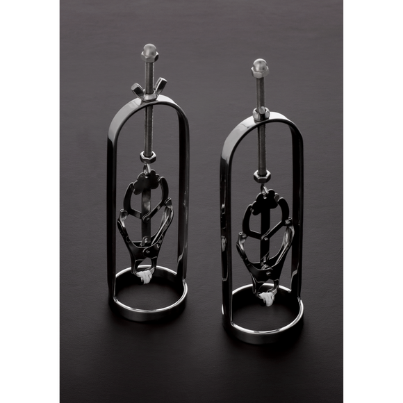 Nipple Clamps with Clover Clamp | Strong and Adjustable Steel