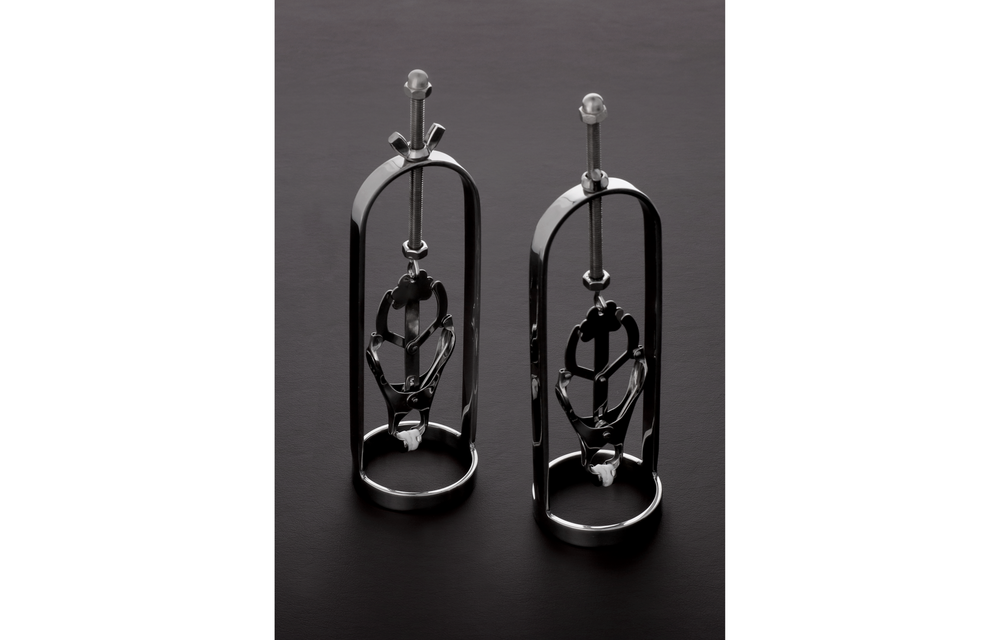 Nipple Clamps with Clover Clamp | Strong and Adjustable Steel