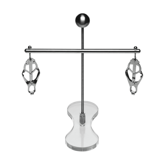 Tower of Pain Nippelklemmen Silber – Intensive & sichere Empfindung