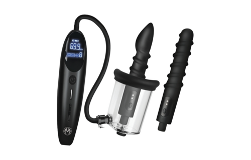 Rosebud Driller Deluxe Set – Vibrierende Silikon-Rosenknospenpumpe