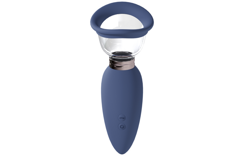 Exciting Rechargeable Vulva & Breast Pump Blue | Pumped Shots