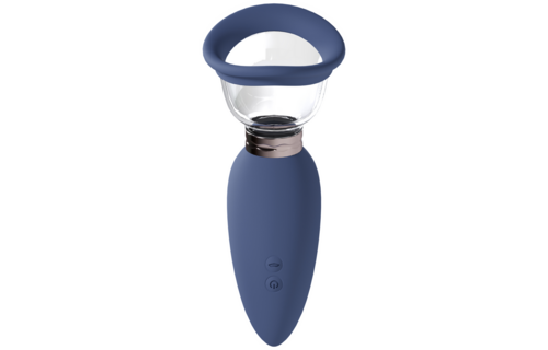 Exciting Rechargeable Vulva & Breast Pump Blue | Pumped Shots