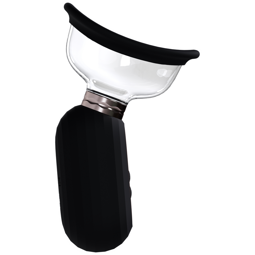 Dazzling Oplaadbare Vulva & Borst Pomp – Verstevigend Zwart