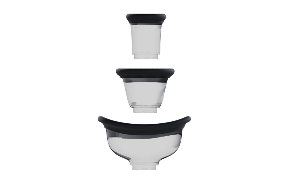 Dazzling Oplaadbare Vulva & Borst Pomp – Verstevigend Zwart