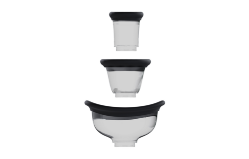 Dazzling Rechargeable Vulva & Breast Pump – Firming Black