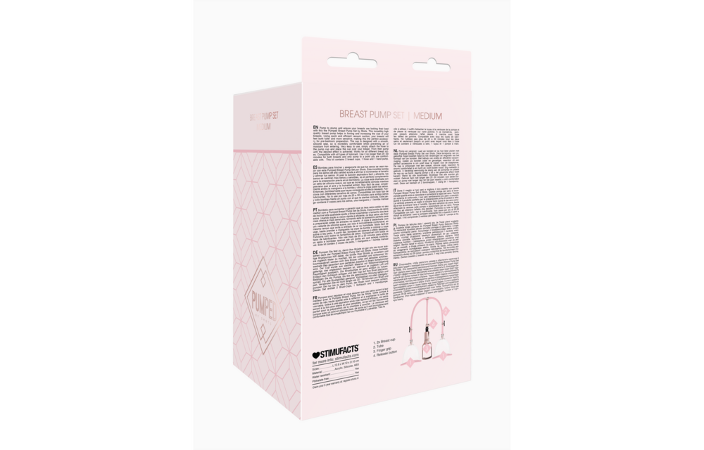Brustpumpenset Medium | Natürlich straffen & vergrößern