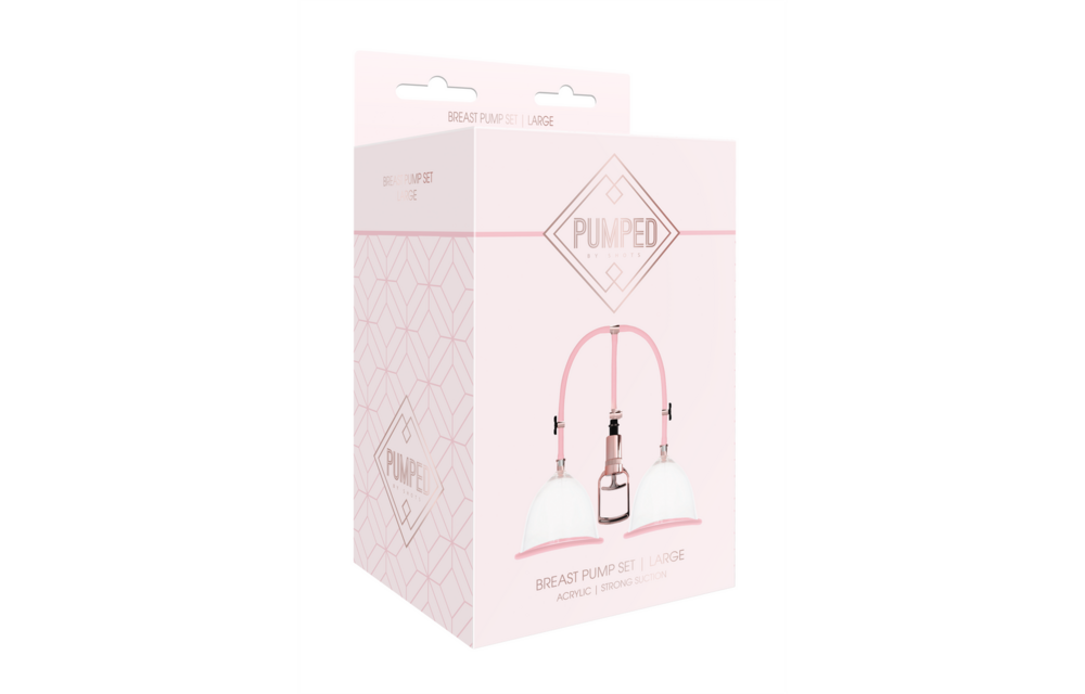 Breast Pump Set Large - Firm, Comfortable Breast Pump