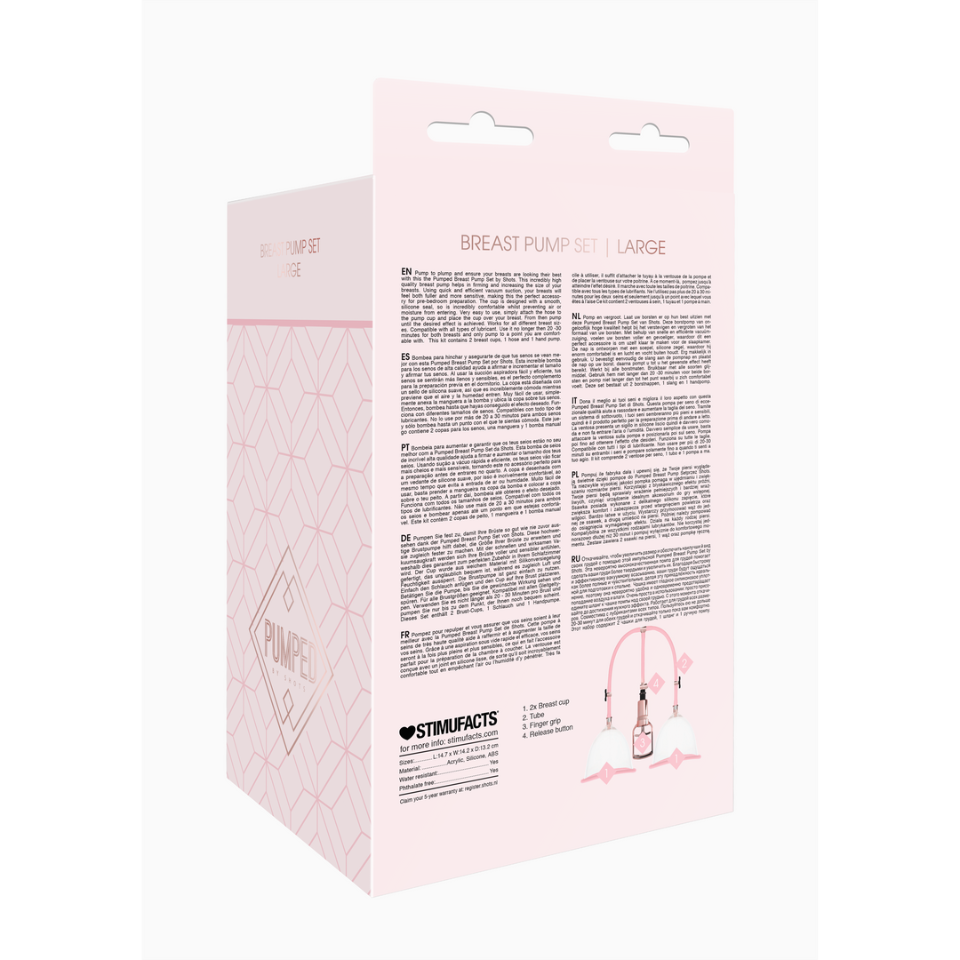 Brustpumpen-Set Large – Feste, bequeme Brustpumpe