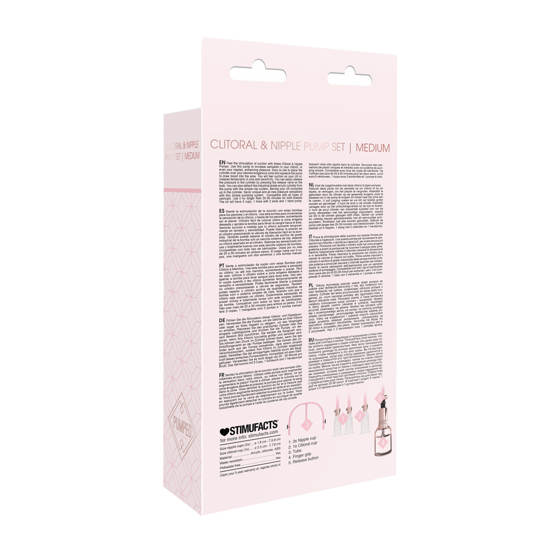 Clitorale Tepelpomp Set Medium | Intense Zuiging & Plezier