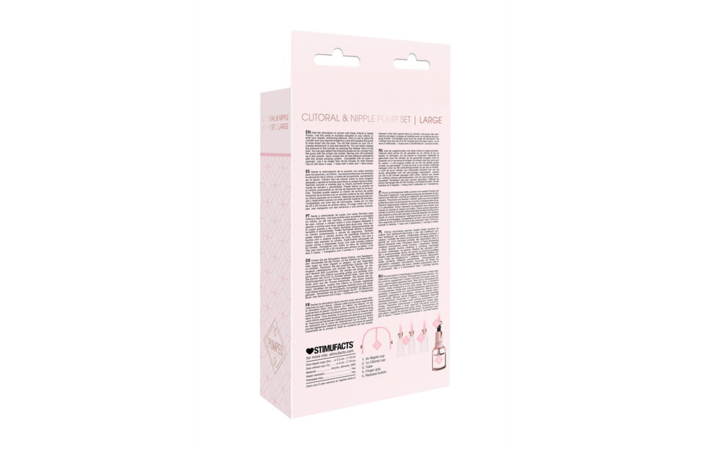 Clitoral Nipple Pump Set Medium-Large | Intense Pleasure & Safe