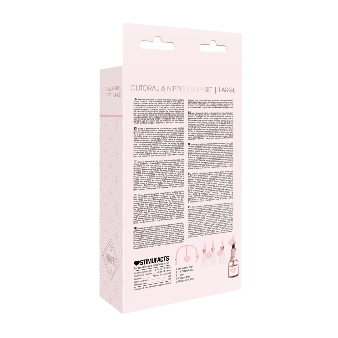 Clitorale Tepelpomp Set Middel-Groot | Intens Genot & Veilig
