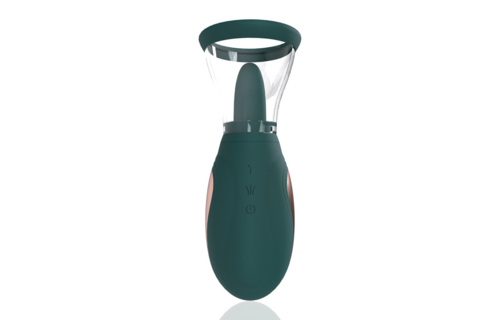 Enhance Oplaadbare Vulva & Borstpomp - Bosgroen, Verstevigd