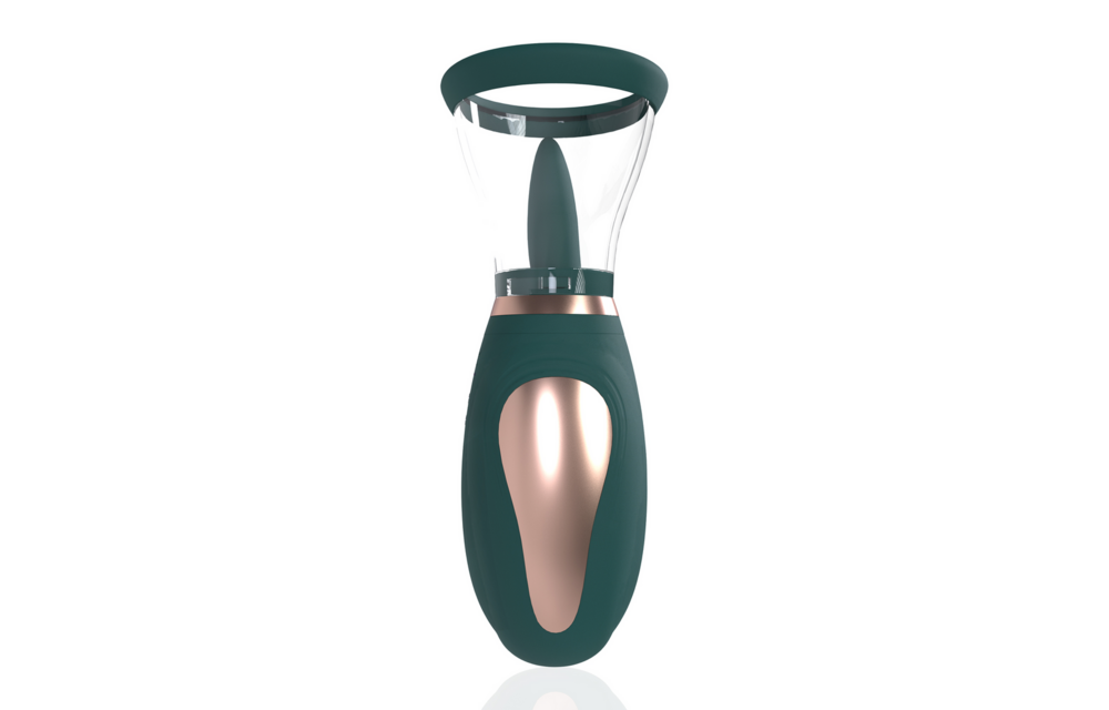 Enhance Rechargeable Vulva & Breast Pump - Forest Green, Reinforced