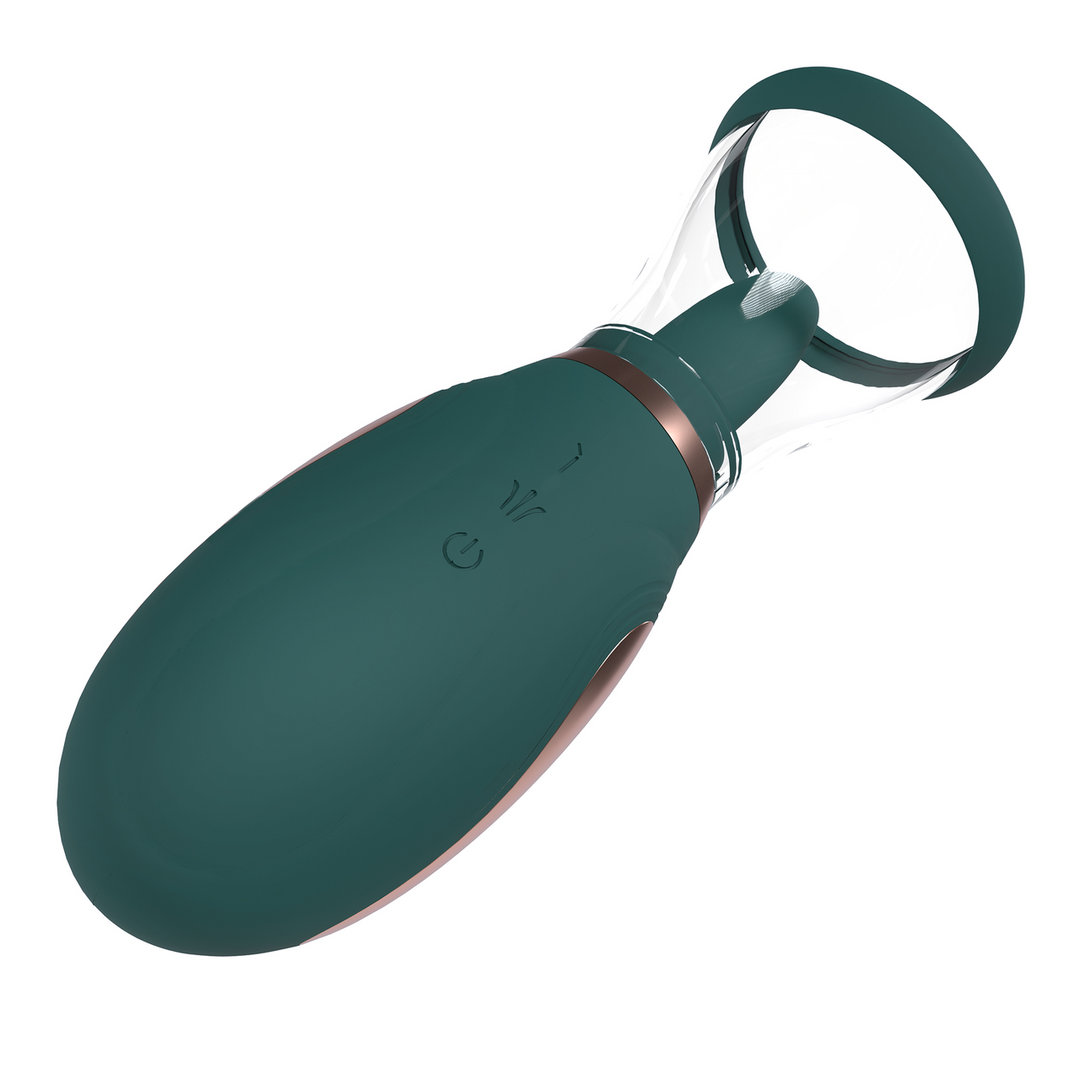 Enhance Rechargeable Vulva & Breast Pump - Forest Green, Reinforced