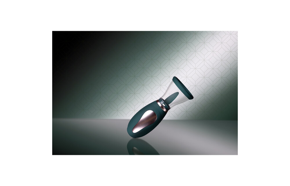 Enhance Rechargeable Vulva & Breast Pump - Forest Green, Reinforced