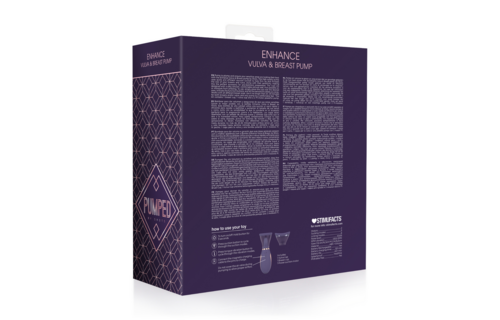 Enhance Wiederaufladbare Vulva- und Brustpumpe Lila | Shots