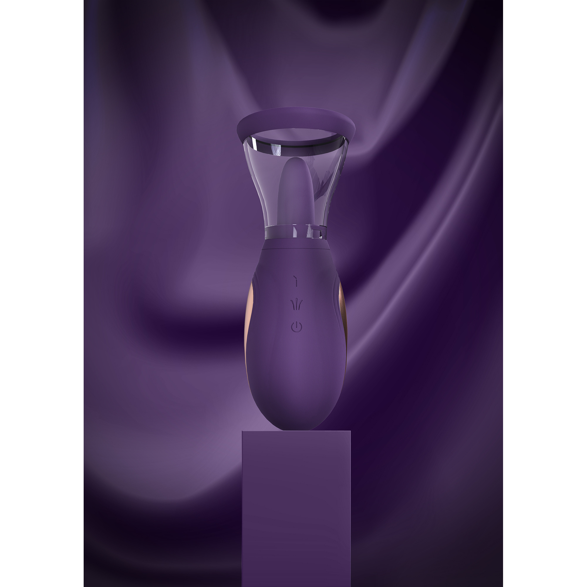 Enhance Rechargeable Vulva & Breast Pump Purple | Shots