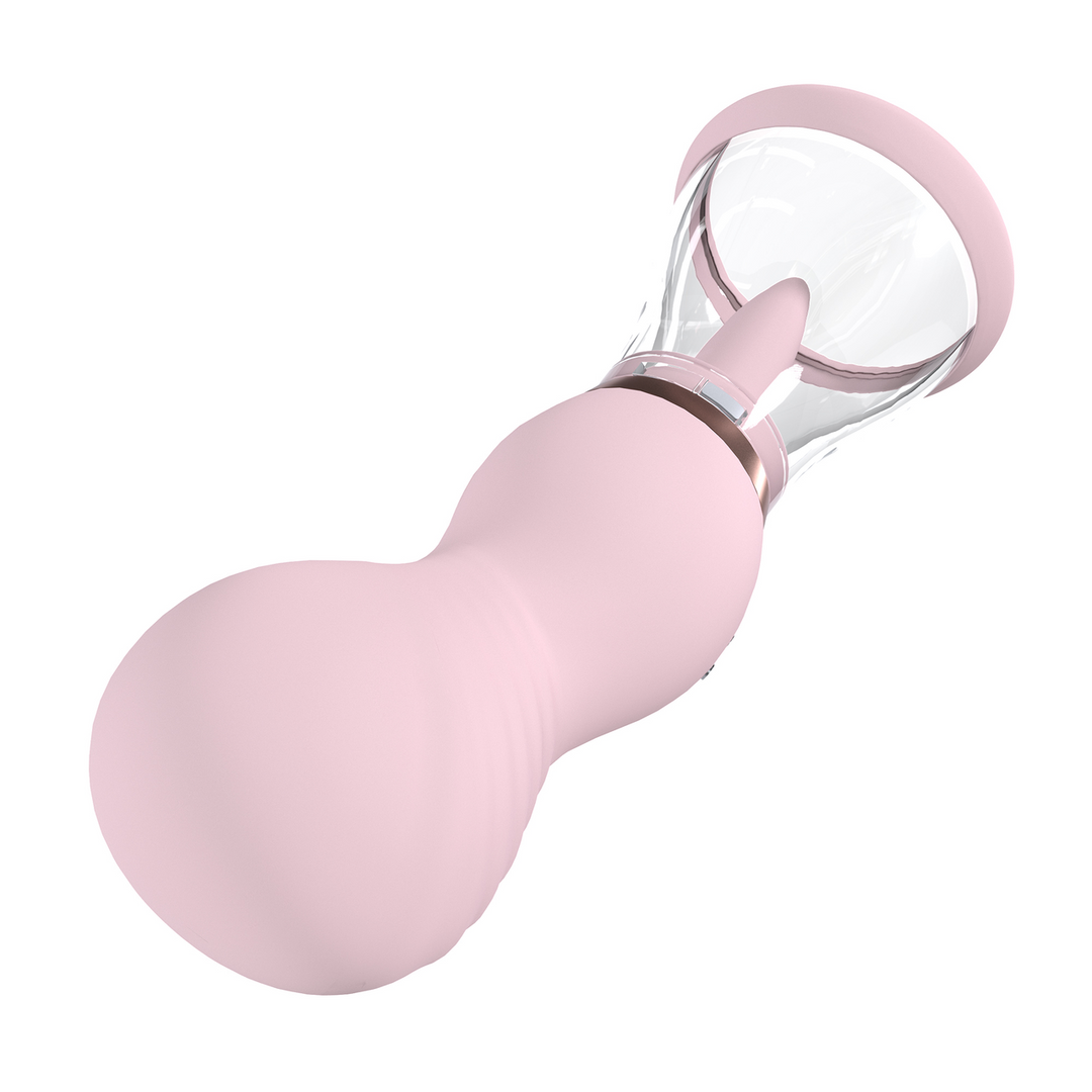 Sensual Rechargeable Vulva & Breast Pump - Pink | Pumped Shots