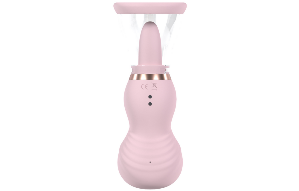 Sinnliche wiederaufladbare Vulva- und Brustpumpe – Rosa | Pumped Shots
