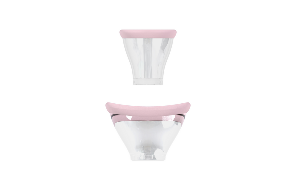 Sinnliche wiederaufladbare Vulva- und Brustpumpe – Rosa | Pumped Shots