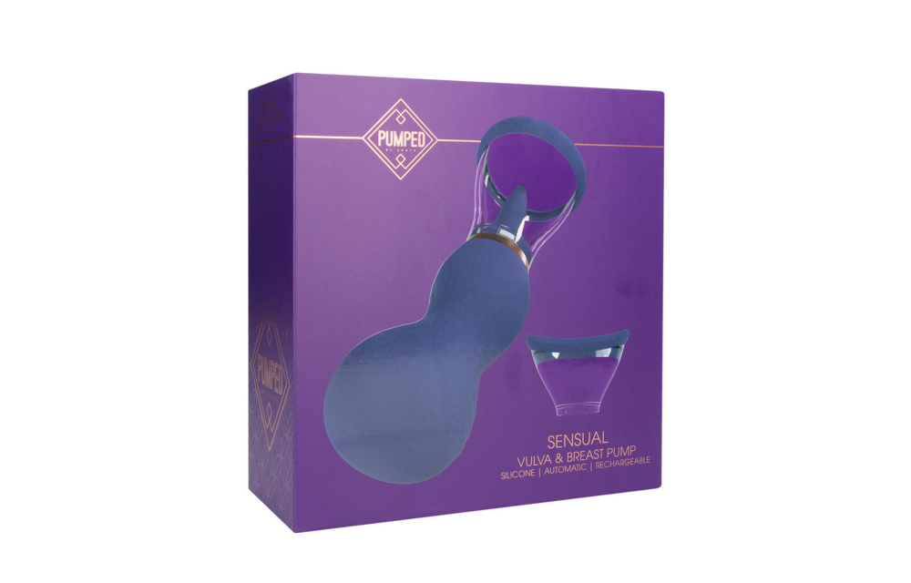 Sensual Oplaadbare Vulva & Borstpomp Paars – Verstevigend & Comfortabel