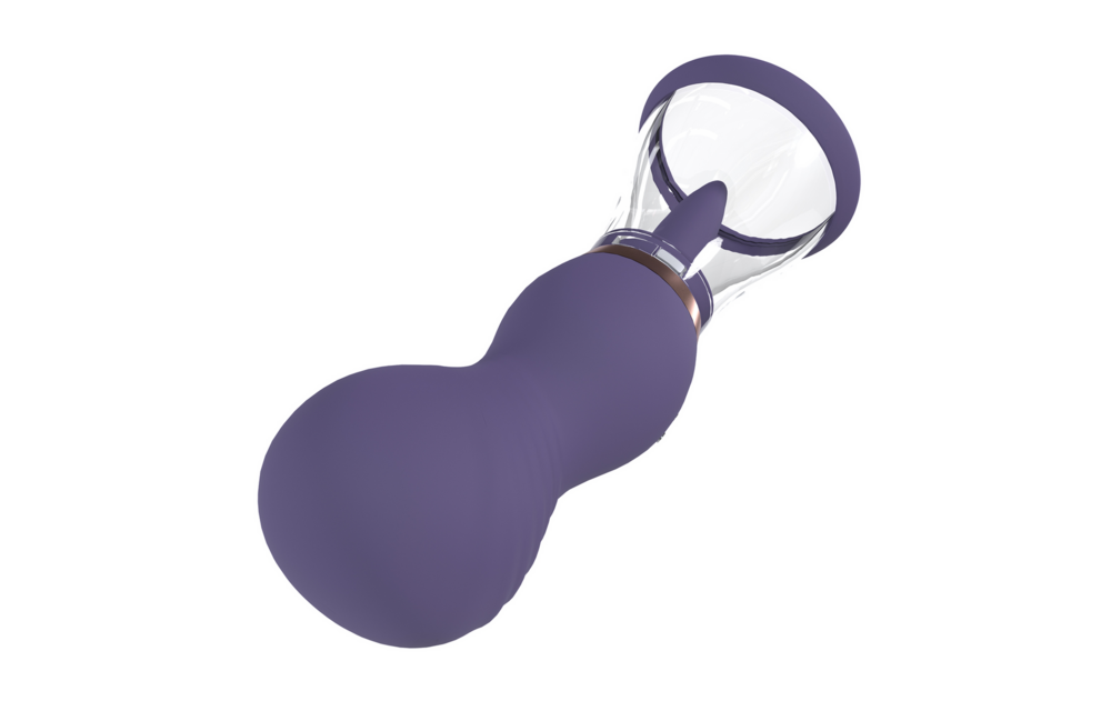 Sensual Wiederaufladbare Vulva- und Brustpumpe Lila – Straffend und komfortabel
