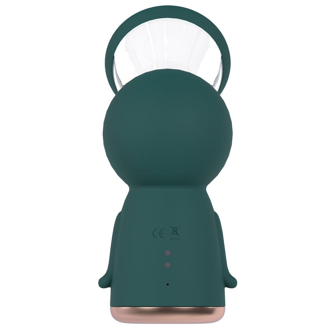 Exquisite Forest Green Vulva and Breast Pump - Rechargeable & Firming