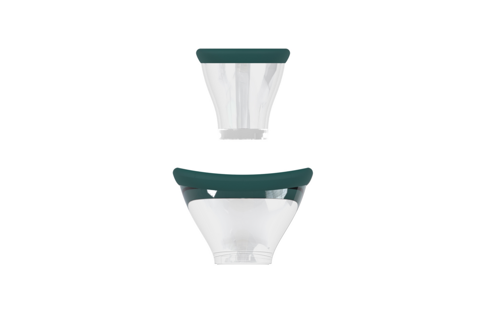 Exquisite Forest Green Vulva and Breast Pump - Rechargeable & Firming