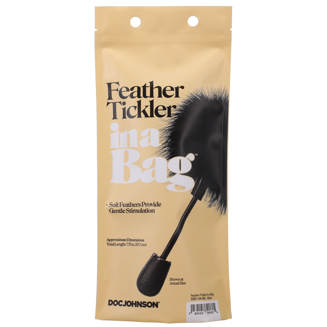Feather Tickler Black | Compact & Exciting Pleasure