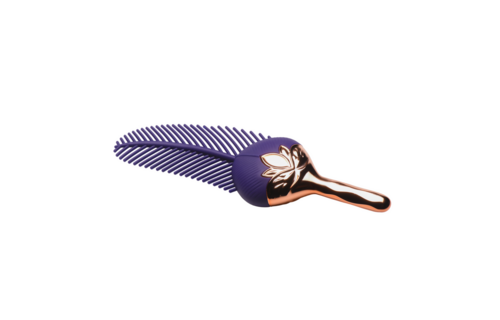 De Tickler Vibrerende Siliconen Veer Paars - Xr Brands