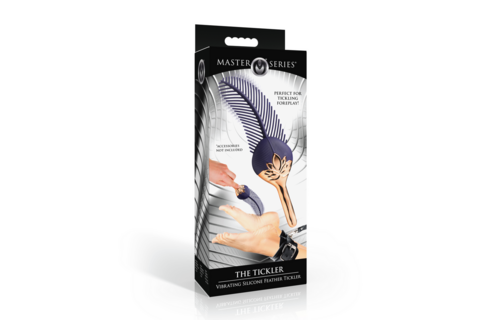 The Tickler Vibrating Silicone Feather Purple - Xr Brands