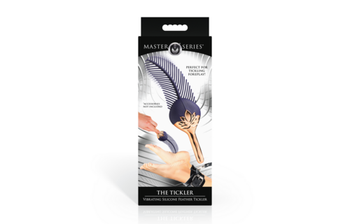 Der Tickler Vibrierende Silikonfeder Lila – Xr Brands