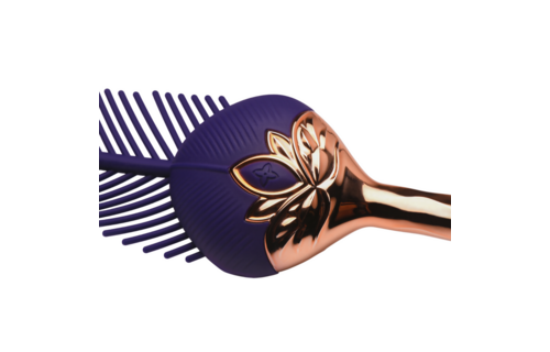 De Tickler Vibrerende Siliconen Veer Paars - Xr Brands